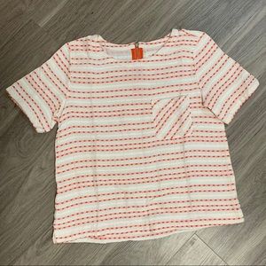 Lou & Grey Cotton Striped Top